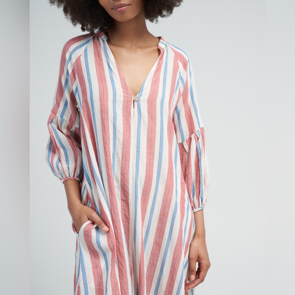 pietsie tropea dress - fez stripe
